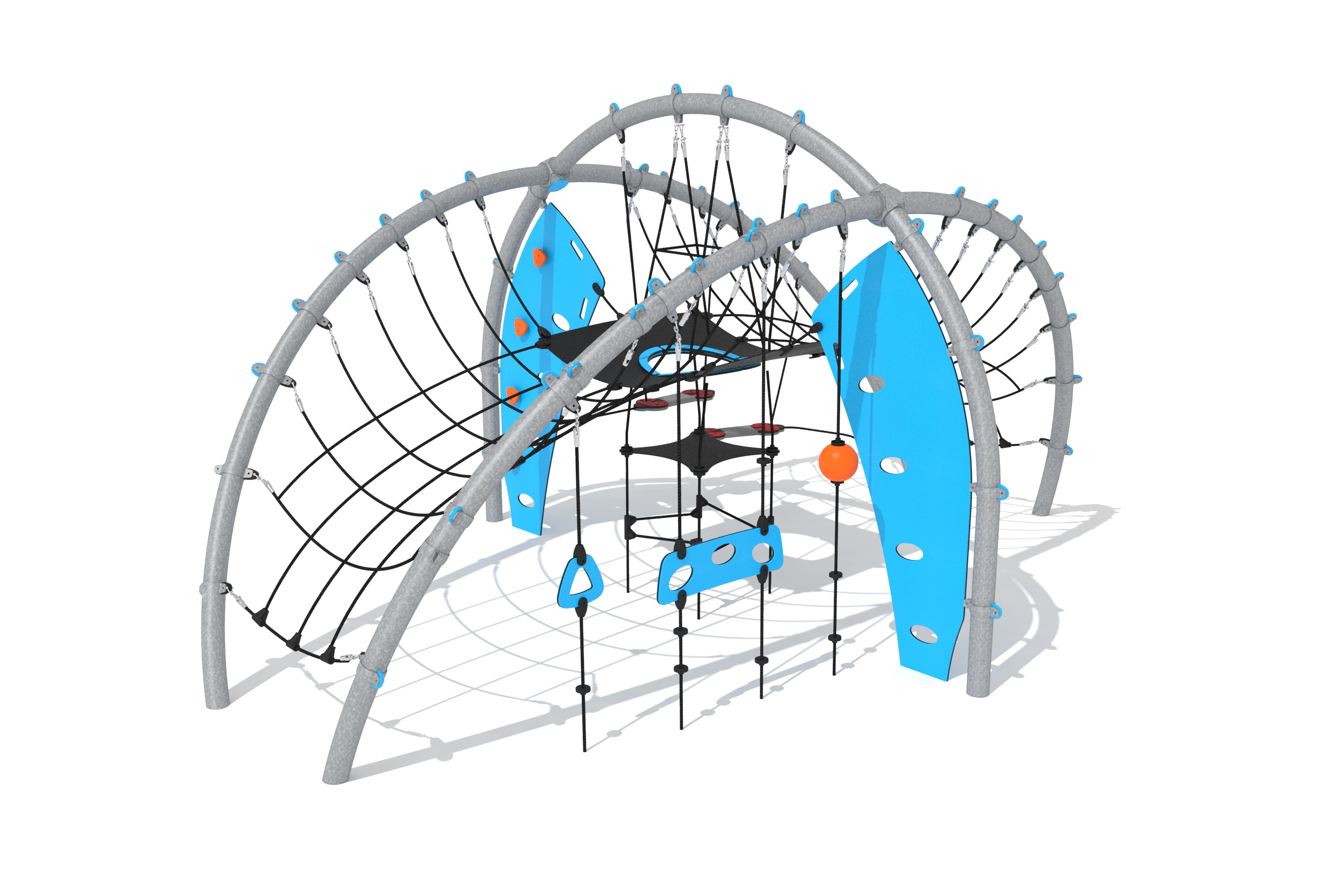 circuito de cuerdas boveda retos motrices 3d