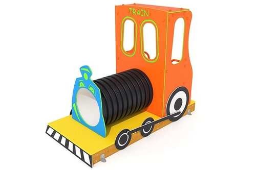 juego infantil tematico locomotora 3d