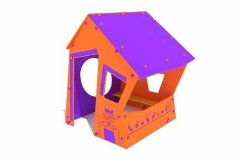 casita infantil certificada para parques 3d