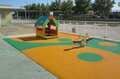 parque infantil con casita de hdpe