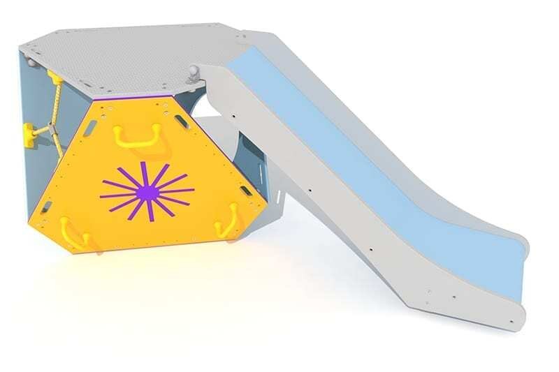 torre polietileno con tobogan hdpe 3d