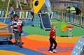 parque infantil con multijuego certificado torre con tobogan