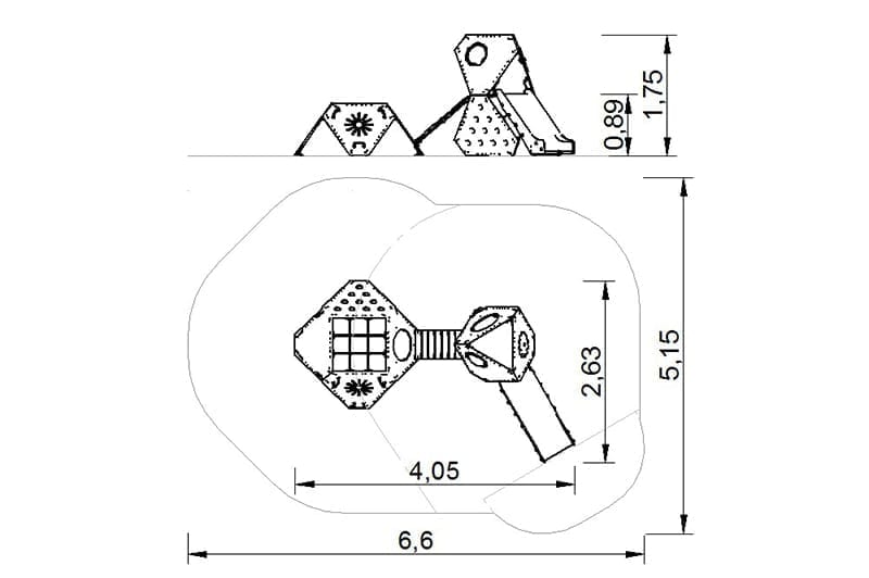 plano multijuego para parques infantiles certificado en1176 2d