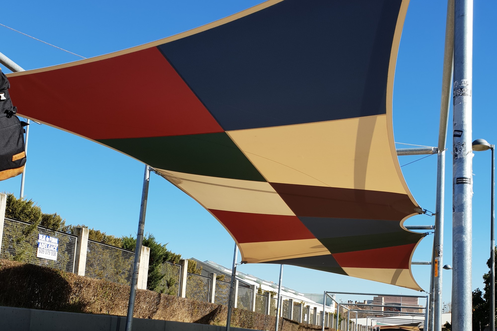 cubricion textil para areas urbanas y parques