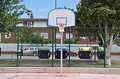 canasta baloncesto para patio colegio
