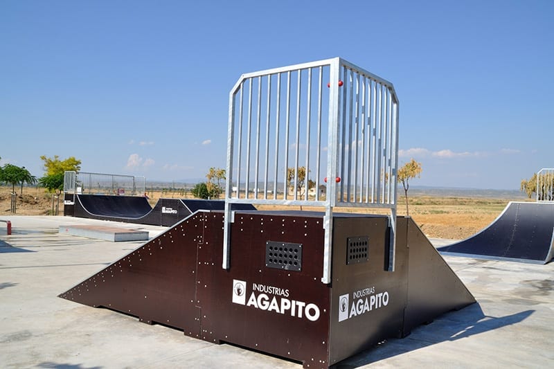 rampa de skate park exterior