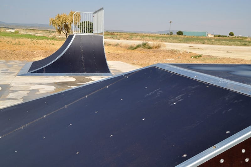 rampa de skate park exterior