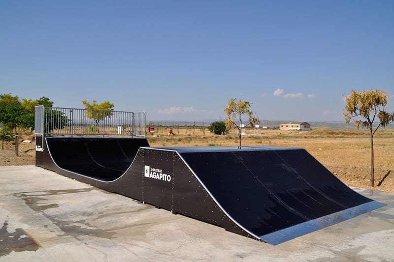 rampa de skate park exterior