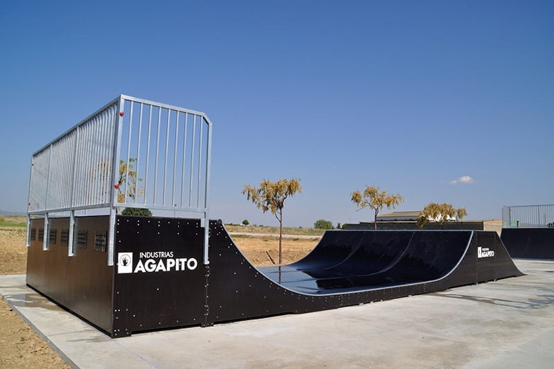 rampa de skate park exterior