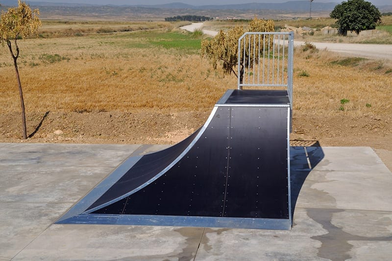 rampa de skate park exterior