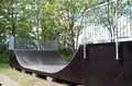 estructura half pipe deporte extremo