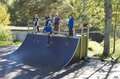 estructura half pipe deporte extremo