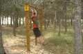 r7055 espaldera en madera gimnasia al aire libre
