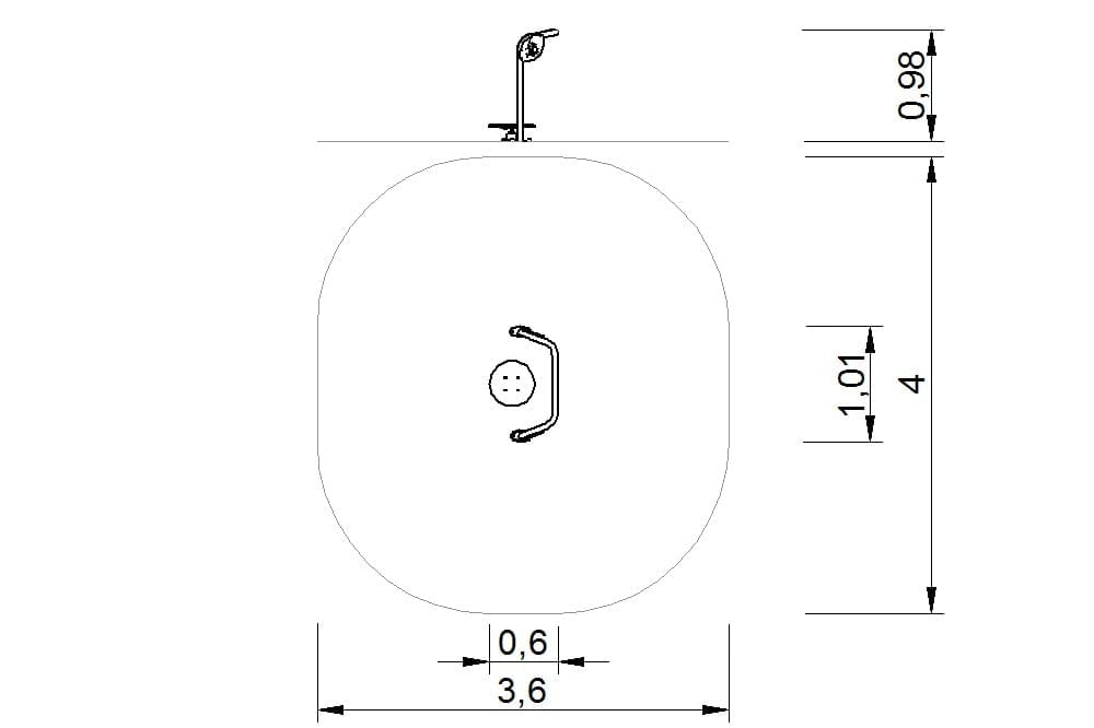 plano ejercicio plato equilibrio exterior certificado 2d