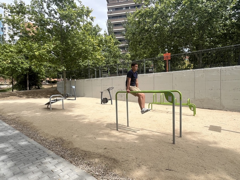 03 barras paralelas para ejercicio calistenia