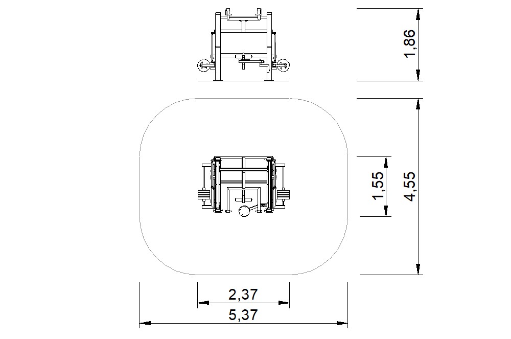 pull down vertical 2d
