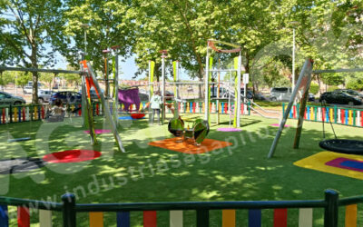 Badajoz incorpora un nuevo parque infantil de la serie TRIBOX