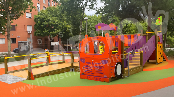 Nuevo parque inclusivo en el distrito madrileño de Villaverde