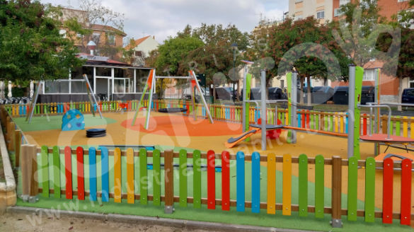 Zaragoza renueva cinco áreas infantiles